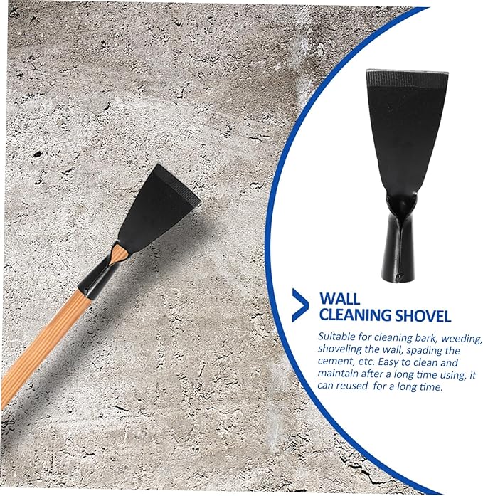 Sosoport 1pc Portable Wall Cleaning Shovel Forged Spade for Easy Weeding and Gardening Lightweight Design for Convenient Storage for Efficient Cleaning Tasks