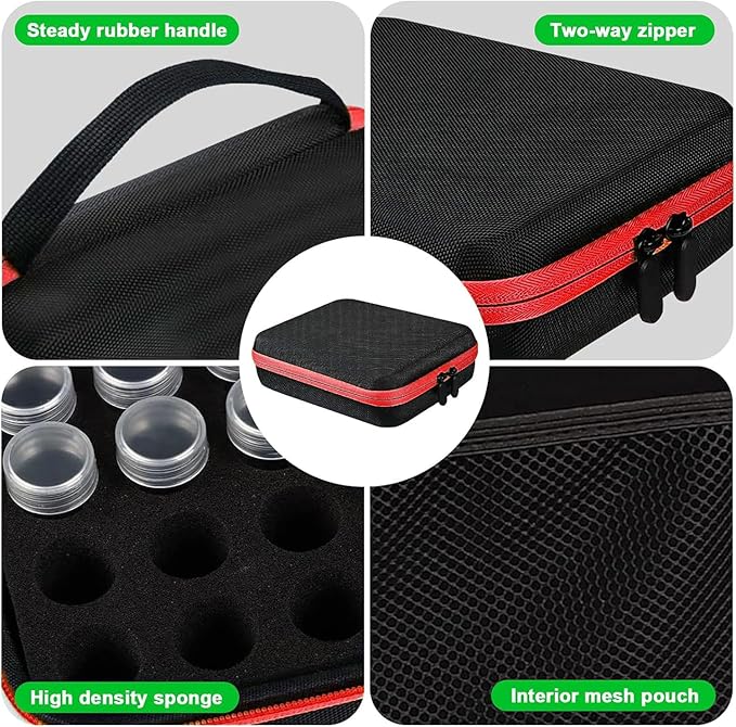 60 Slot Seed Organizer Storage Box with 10PCS Seed Envelopes, Sturdy Plastic Storage Containers, Label Stickers, Funnel for Flower, Vegetable Plants Garden