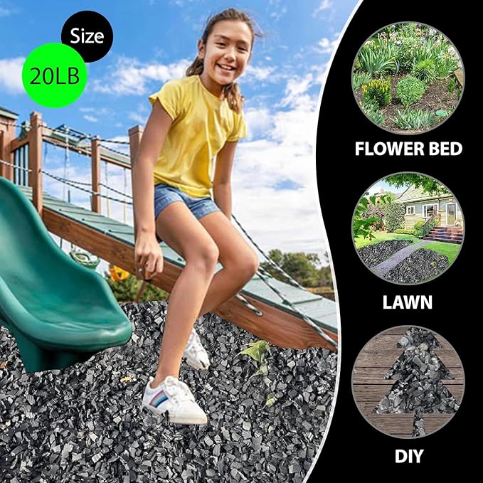 Rubber Mulch - Nuggets (Un-Painted)