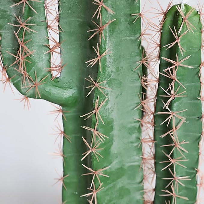 momoplant Artificial Cactus Fake Plant 30 Inch Tall Faux Cacti Plants for Home Garden Office Store Decoration