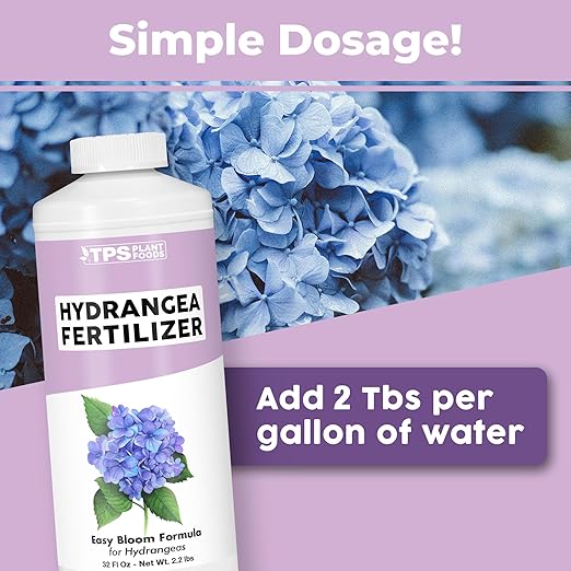 Hydrangea Fertilizer for Acid Loving Plants, Liquid Plant Food, 32 oz (1 Quart)