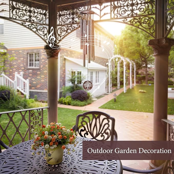 Memorial Gifts for Loss of Dad, 25'' Memorial Wind Chimes for Loss of Father, Sympathy Gifts for Lose of Dad Father, Bereavement/Condolence/Remembrance Gifts