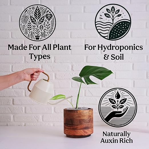 Organic Liquid Kelp & Seaweed Extract (Ecklonia Maxima) Plant Super Food - Indoor Houseplant Fertilizer - Organic Fertilizer for Flowers, Seedlings & Gardens - 12oz Treats 75 Gallons