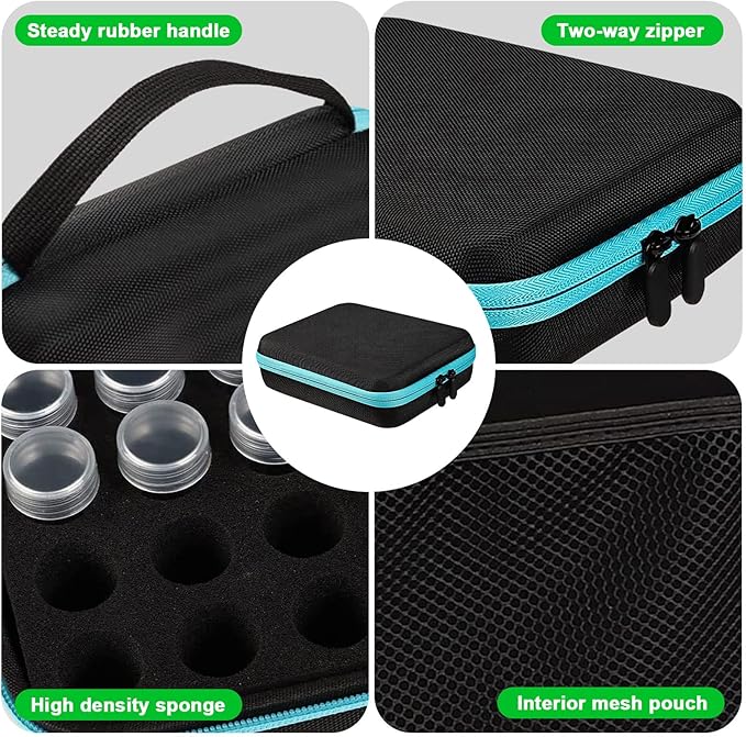 30 pcs Seed Storage Organizer, Seed Organizer Storage Box with 30 Label Sticker, Flower Plant Garden Seed Storage Containers Can Be Used for Seeds, Jewelry, Diamond Storage