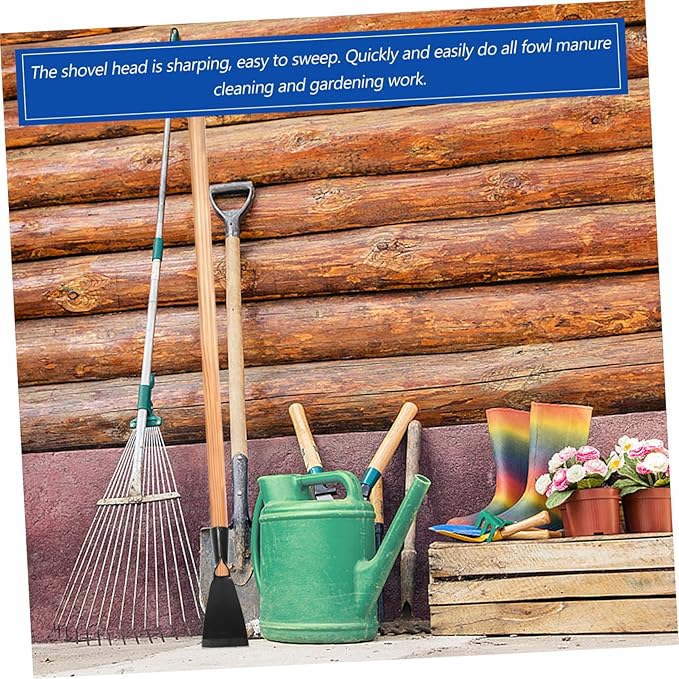Sosoport 1pc Portable Wall Cleaning Shovel Forged Spade for Easy Weeding and Gardening Lightweight Design for Convenient Storage for Efficient Cleaning Tasks