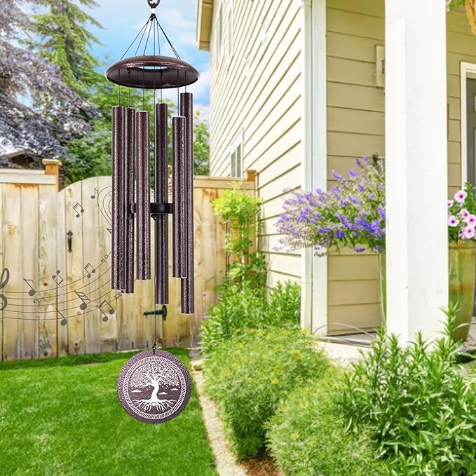Personalized Wind Chimes 2025 Retirement, Retirement Gifts for Dad/Mom, Celebrate Retire, Custom Metal Retirement Wind Chimes for Woman/Man Outdoor 36inch (Produced in USA)