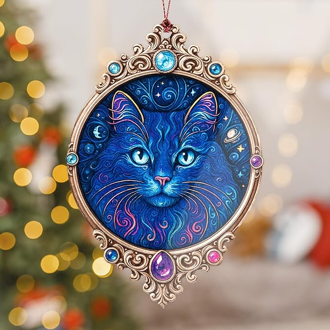 Funny Christmas ornaments 2025 cat ornaments - cat christmas ornament - cat ornaments for christmas tree - christmas ornament - cat christmas decor - cat lover gifts
