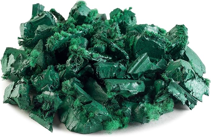 Playsafer Rubber Mulch Nuggets Protective Flooring for Playgrounds, Swing-Sets, Play Areas, and Landscaping (40 LBS - 1.55 CU. FT., Green)