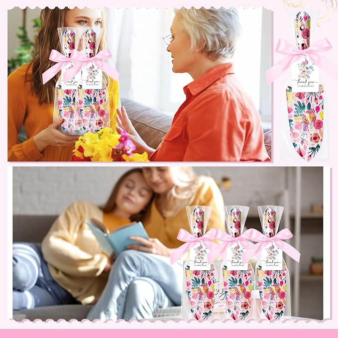 Blosssound 12 Sets Garden Shovels Bulk Gardening Gift for Women Gift Set Thanksgiving Garden Tools Floral Hand Heavy Duty Trowels Thank You Cards with Bags for Christmas Mom Birthday Teacher