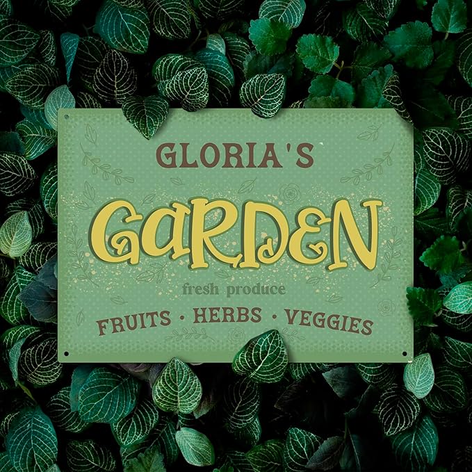 Custom Garden Signs, Christmas Holiday Season, Personalized Sign for Garden Decor Sign, 12x18 Inches, Rust Free .063 Aluminum, Fade Resistant, Made in USA by Sigo Signs