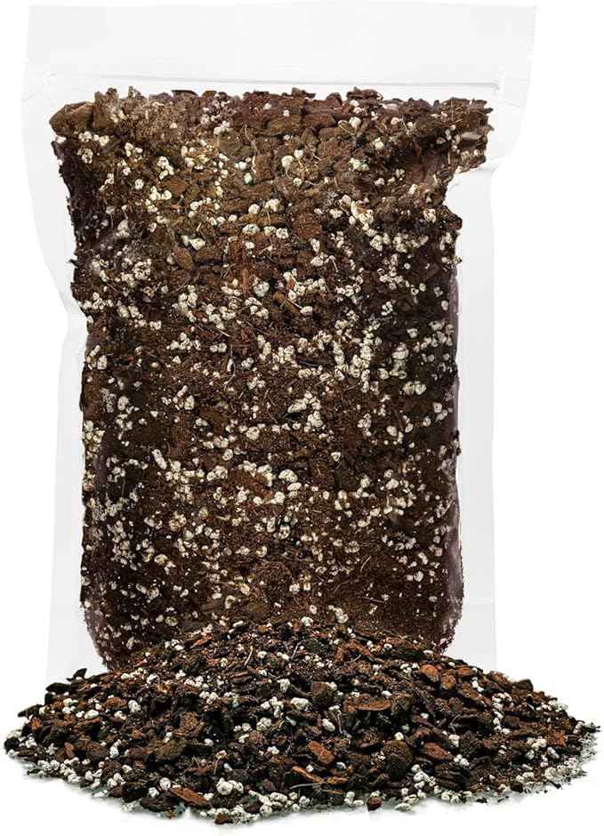 Premium Monstera Soil Mix by Gardenera - Perfect Drainage and Moisture Retention for Swiss Cheese Plant (4 Quart)