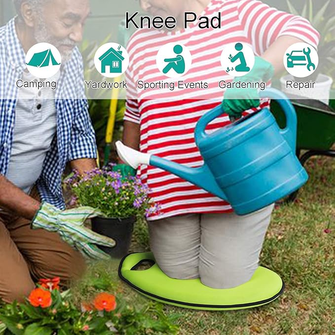 Thick Kneeling Pad, Memory Foam Kneeling Pads, Garden Kneeler for Gardening, Portable Oval Kneeler Mat Gardening Knee Pads for Gardening Baby Bath Time Housework Yoga(#1)