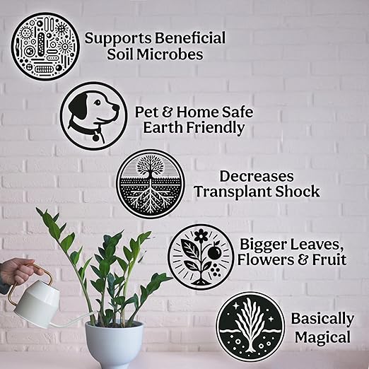 Organic Liquid Kelp & Seaweed Extract (Ecklonia Maxima) Plant Super Food - Indoor Houseplant Fertilizer - Organic Fertilizer for Flowers, Seedlings & Gardens - 12oz Treats 75 Gallons