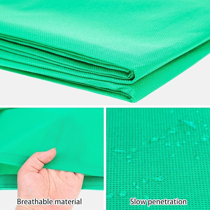 Homimp Plant Covers Freeze Protection, 4 Pack Frost Covers with Zipper Drawstring (23.6" x 31.5") Plant Protection Cover Bags for Outdoor Winter Frost Cold Weather Shrubs Trees Jacket Covers(Green)
