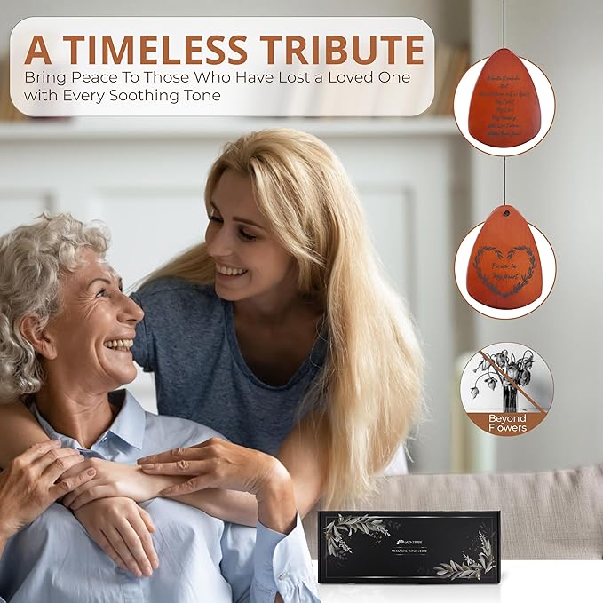 Sympathy gifts for loss of loved one Celebration of life ideas funeral favors sorry for your loss gifts Memorial wind chimes gifts prime with mute option patio decor By Suntribe