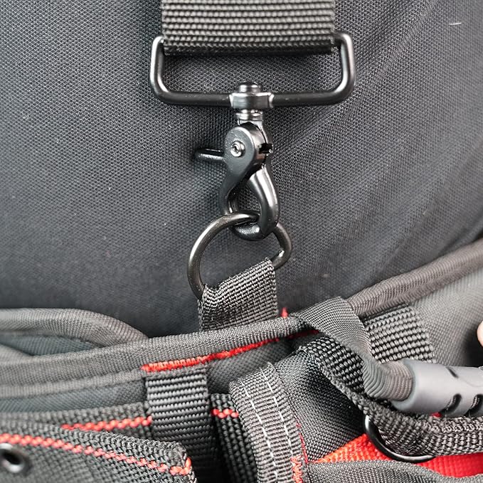 MELOTOUGH Magnetic Tool Belt Suspenders with Magnetic WristBand for Work Belt Padded Suspenders Constrcution