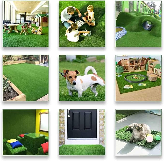 LITA Realistic Artificial Grass Turf Lawn Customized Size 1 x 42 Feet, 1.38" Indoor Outdoor Garden Lawn Landscape Synthetic Grass Mat Fake Grass Rug