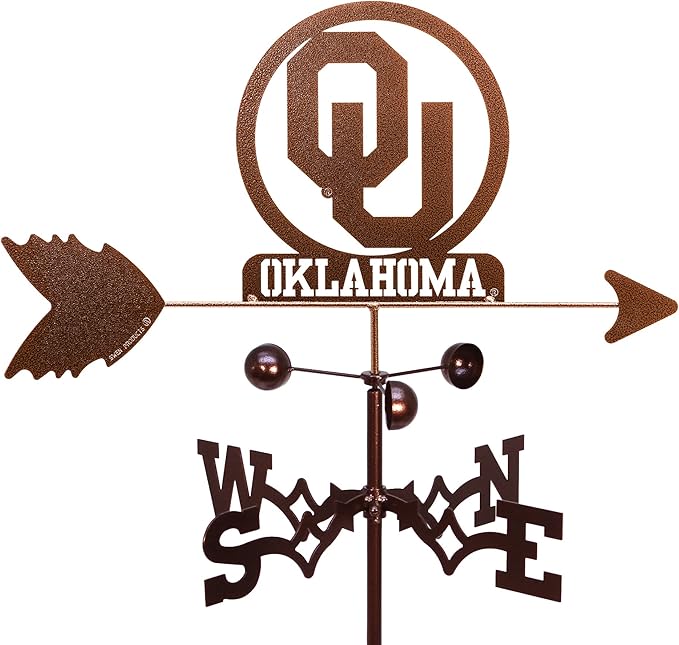 SWEN Products Oklahoma Sooner Weathervane (Adjustable Mount Include)