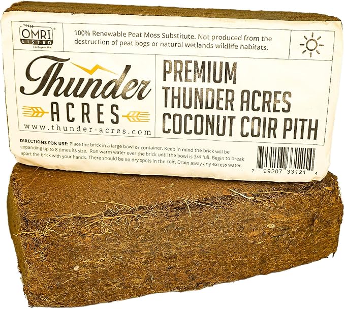 Coco Coir Brick, OMRI Listed for Organic Use (3)