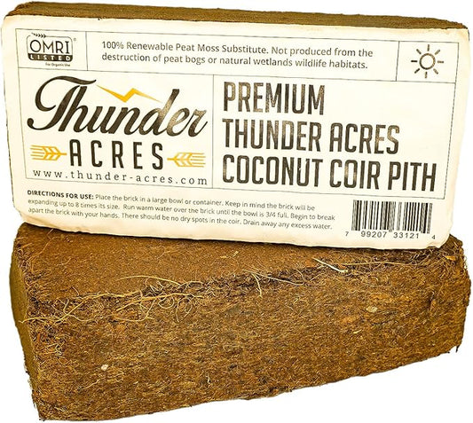 Thunder Acres Coco Coir Brick for Organic Use (20)