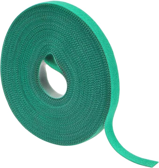 Garden Tape, 65.6 Feet 1/2''Plant Tape, Reusable Plant Garden Ties, Plant Supports for Climbing Plants, Adjustable Plant Straps for Gardening, Home, Office (1 Pack 65.6 Feet)
