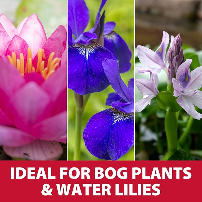 The Pond Guy Planting Bags for Backyard Water Gardens, Durable Mesh Planter Pot for Lily & Bog Plants, Grow Healthy Aquatic Plants, 7-Inch Square