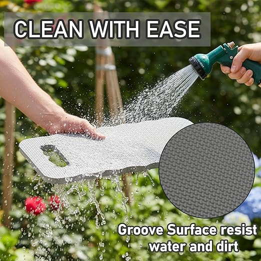 20 Pcs Garden Kneeling Pad, Waterproof, Comfortable Foam kneeling pad, Stain Resistant, for Gardening, Baby Bath, Yoga, Praying and Exercise 15.4 x 6.7 Inch, Grey