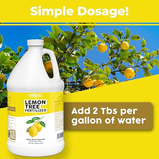 Lemon Tree Fertilizer for Lemon Trees and Citrus, Liquid Plant Food, 1 Gallon (128 oz)