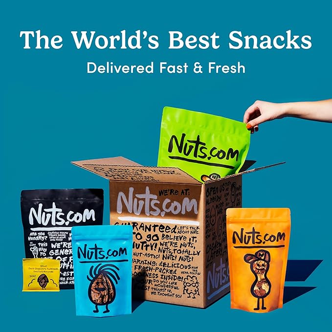 Nuts.com – Organic Walnuts (Raw, No Shell) – Healthy Snack for Adults & Kids, Nutty & Slightly Sweet Flavor, Good Source of Protein & Fiber – Vegan, Raw, Gluten-Free & Kosher Pareve – 2 Pound Bag