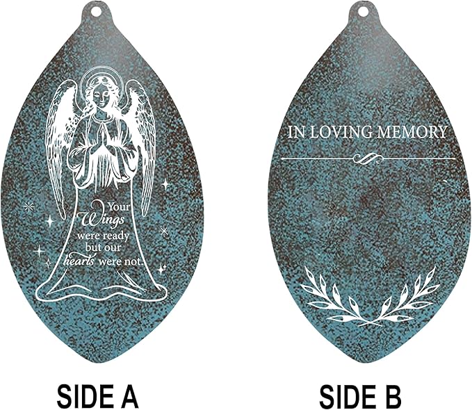 ASTARIN Personalized Name 35" Memorial Wind Chimes for Outside, Metal Sympathy Gifts for Loss of Mother Father Loved One, Bereavement Wind Chime in Memory Gift, Decor Outdoor Garden Patio