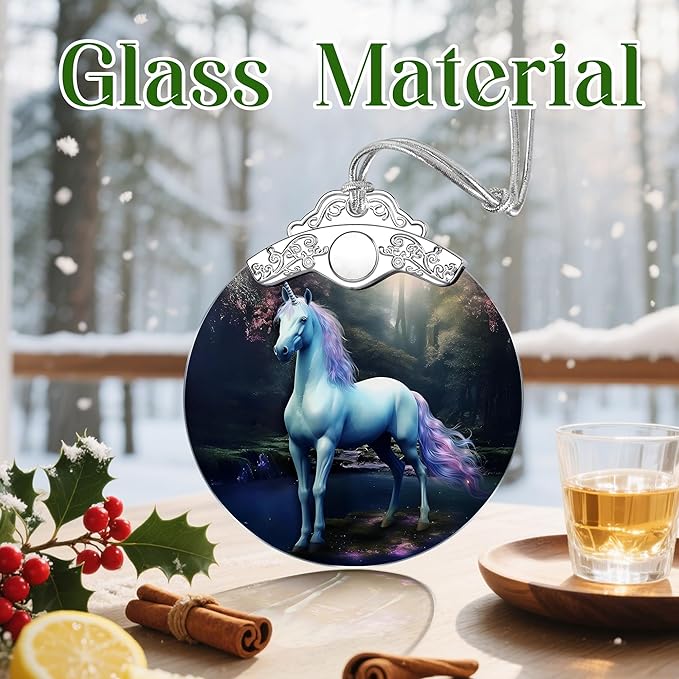 Unicorn Christmas Ornaments: Christmas Tree Ornaments, Holiday Decor for Unicorn Lover, Stocking Stuffers, Gift Ideas, Xmas Gifts & Gifts for Friends and Her