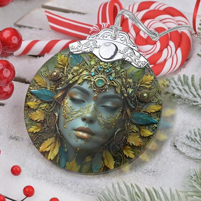 Christmas Ornaments - Stained Glass Hanging Decor - Christmas Tree Ornaments - Christmas Decoration - Gifts for Friends - Gift Ornament - Gift Idea