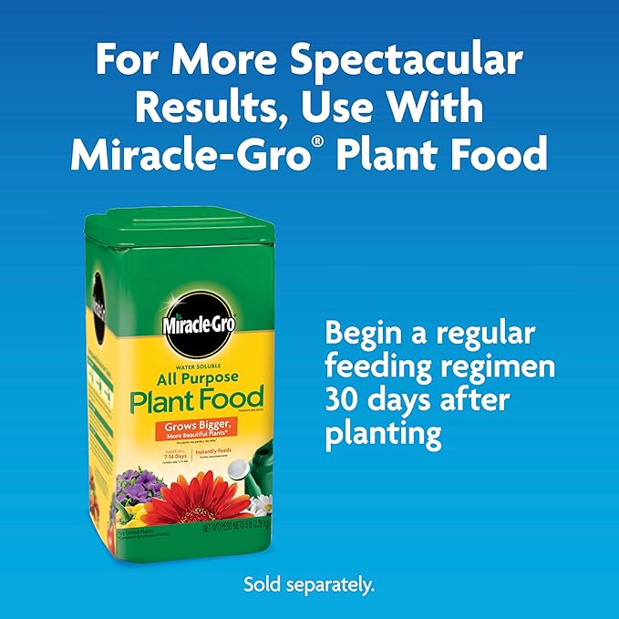 Miracle-Gro Moisture Control Potting Mix, For Container Plants, Protects against Over- and Under-Watering, 6 qt.