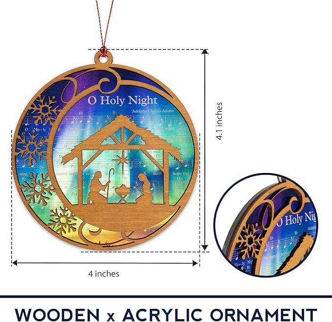 Christmas Nativity ornament 2025 - christian christmas ornaments - religious christmas ornaments - christmas ornaments - christian christmas decor - Christmas decoration
