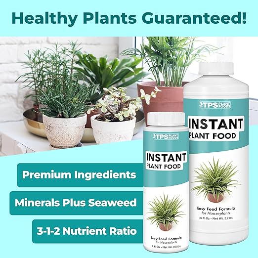 Instant Plant Food for All Plants, Complete Liquid Instant Plant Fertilizer, 32 oz (1 Quart)
