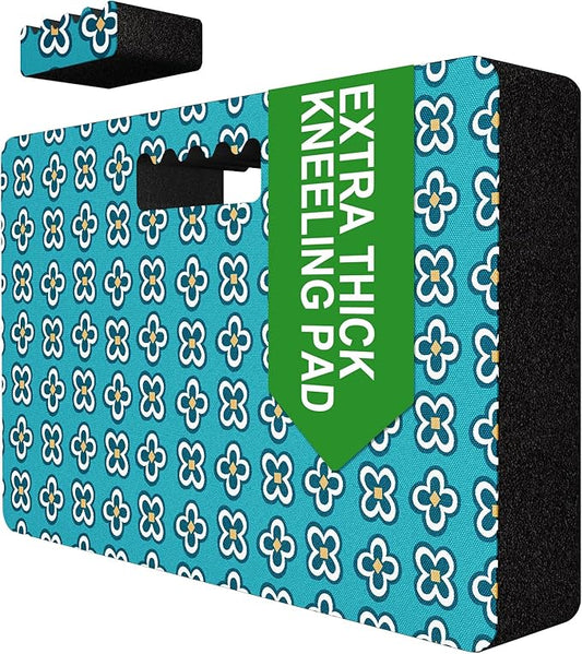 Extra Thick Kneeling Pad — Heavy Duty, Extra Large Foam Kneeler Mat for Gardening,Bathing Baby, Workout Supplies,Water & Dirt Resistant, Lightweight, Lake Blue Teal