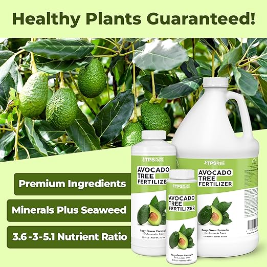 Avocado Tree Fertilizer, Complete Liquid Avocado Plant Food, 1 Gallon (128 oz)
