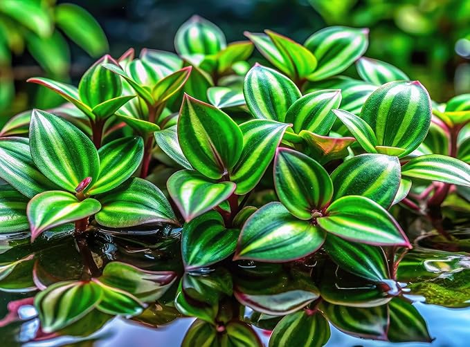 Makenna's Magic Wandering Jew Cuttings to Grow (4 Cuttings) - Tradescantia - Easy to Grow Wandering Jew, Wandering Dude