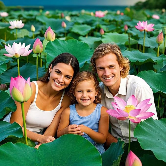 100pcs Lotus Seeds for Planting - 10 Unique Varieties, Mixed Colors Loto de cuenco semillas, Includes Detailed Planting Guide, Perfect for Ponds, Water Gardens & Gifts, High Germination