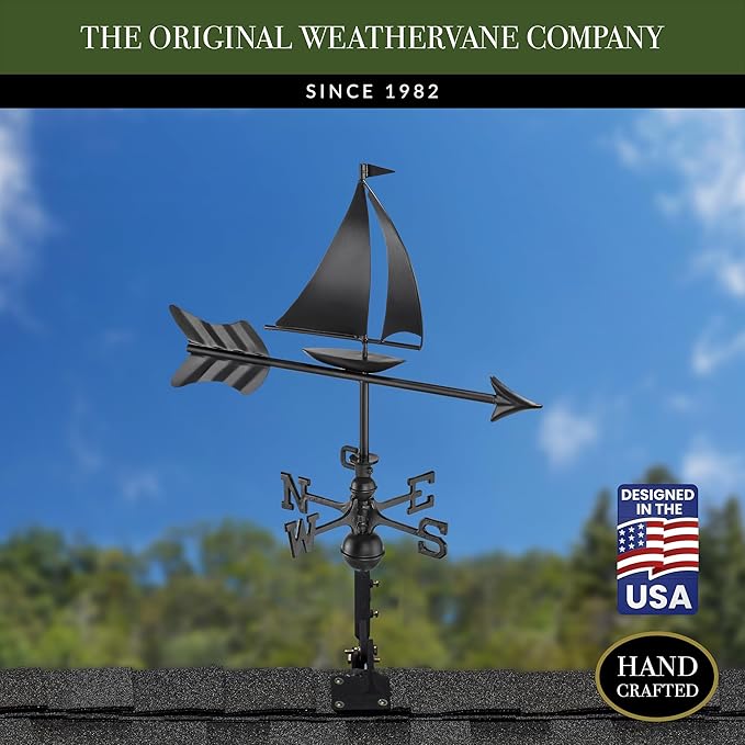 Good Directions Sailboat Weathervane with Roof Mount