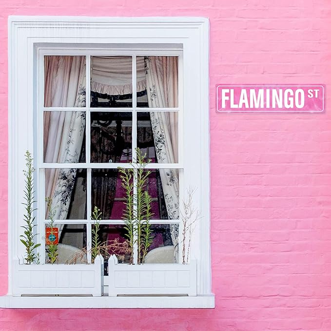 Flamingo Gifts for Women Flamingo Decor Pink Wall Decor Girl Room Christmas Decorations Pink Dorm Door Sign Cute Aesthetic Wall Art for Bedroom