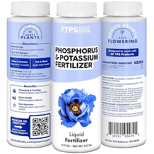 Phosphorus and Potassium Fertilizer, Complete Liquid Phosphorus and Potassium for Plants, 32 oz (1 Quart)