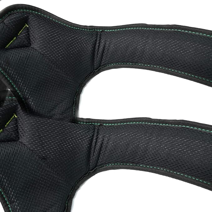 MELOTOUGH Tool Belt Suspenders Construction Work Suspenders with detachable phone holder comfortable foam shoulder padder (Oliver Green)