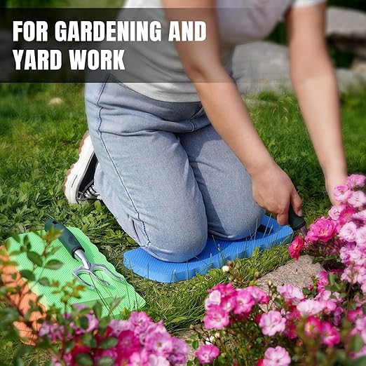 INNO STAGE 3 Packs Extra Thick Kneeling Pad, Large knee cushions Waterproof, Soft & Supportive Foam Knee Pads for Gardening, Baby Bathing, Mechanic, Yoga, Exercise & Workout Supplies