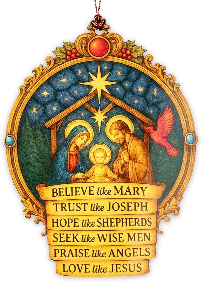 Christmas Christmas ornament 2025 - christian christmas ornaments - religious christmas ornaments - christmas ornaments - christian christmas decor - Christmas decoration