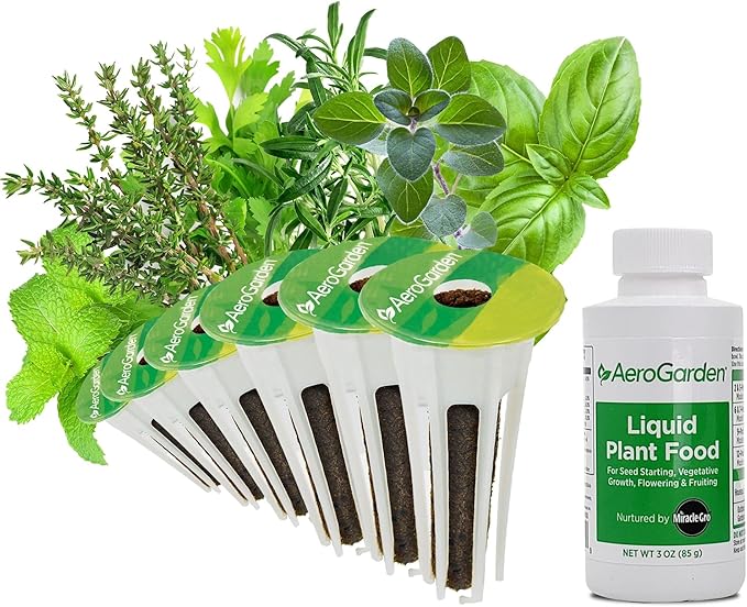 AeroGarden Assorted Italian Herb Seed pod Kit, 6-Pod