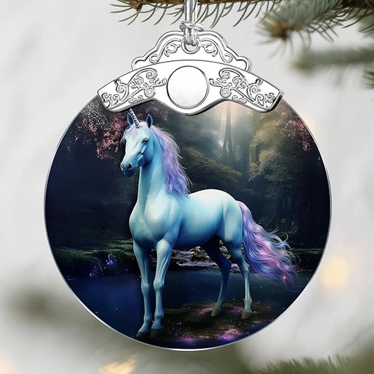 Unicorn Christmas Ornaments: Christmas Tree Ornaments, Holiday Decor for Unicorn Lover, Stocking Stuffers, Gift Ideas, Xmas Gifts & Gifts for Friends and Her