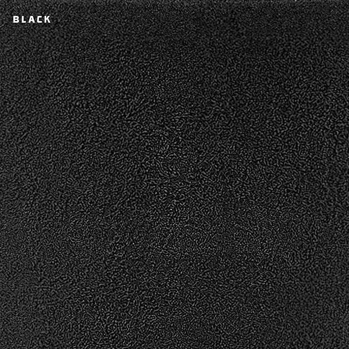 ARBORA 16" Ibiza Polyresin Indoor and Outdoor Planter with Classic Black Finish - Durable, Weatherproof, Lightweight, Large Plant Pot for Patio, Garden, Deck, Entryway - 2 Pack