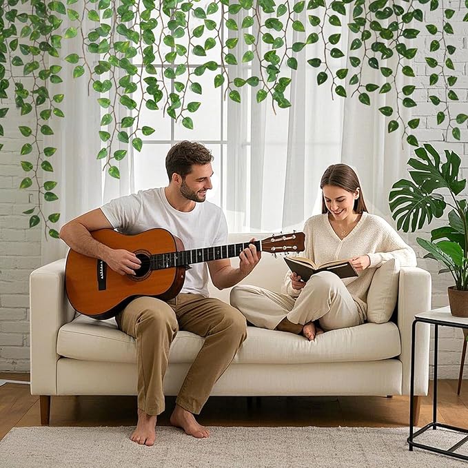 24 Pack 172Ft Fake Plants Artificial Vines for Room Decor, Faux Ivy Greenery Garland for Home Teen Girls Bedroom Living Aesthetic Farmhouse Dorm Wall Decoration, Wedding Easter Christmas Party Gift