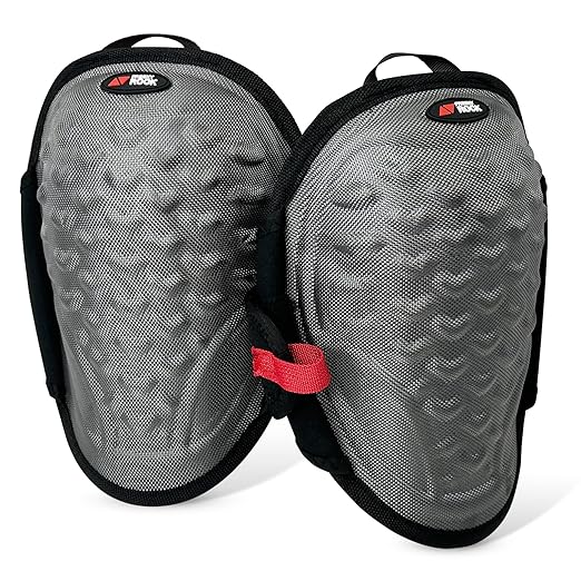 Work Knee Pads for Men Construction,Gel Roofing and Flooring Knee Pads for Women with Soft Foam Padding for All Day Comfort, Gardening Kneepads for Work with Anti-Slip 1680D Fabric Cap, Grey